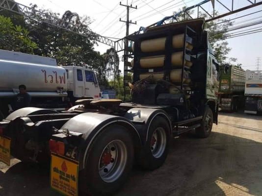 HINO S 500 FM2P 360 HP ปี 55 ห้างแท้ CNG มี2หัว มีระบบปั้มไฮโดรลิคดัมพ์ เสียบหางเซมิดัมพ์ใช้ได้เลย รถเดิมๆหัวบาง ยางด้อย ครัชซีสวย เครื่องดี พร้อมใช้