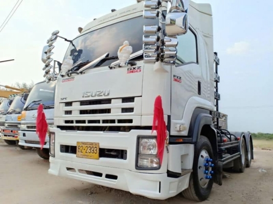 Isuzu 354 แรง ปี 55 หัวลากสิบล้อ CNG ไมล์ 32x,xxx #น้ำหนักรถ 9,700 พร้อมใช้งาน