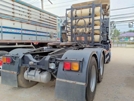 Isuzu 354 แรง ปี 55 หัวลากสิบล้อ CNG ไมล์ 32x,xxx #น้ำหนักรถ 9,700 พร้อมใช้งาน