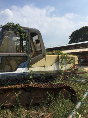 ขายด่วน แบคโฮ Kobelco Mark 3 มีลายแย้ค เครื่องดี รถจอด มีทะเบีียน เพียง 350000 บาท