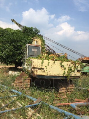 ขายด่วน แบคโฮ Kobelco Mark 3 มีลายแย้ค เครื่องดี รถจอด มีทะเบีียน เพียง 350000 บาท