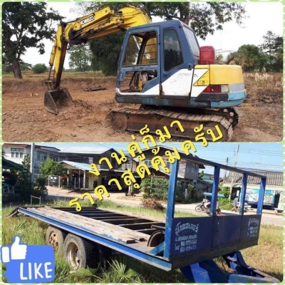 KOBELCO SK 60-3 + พร้อมสาลี่บรรทุก
