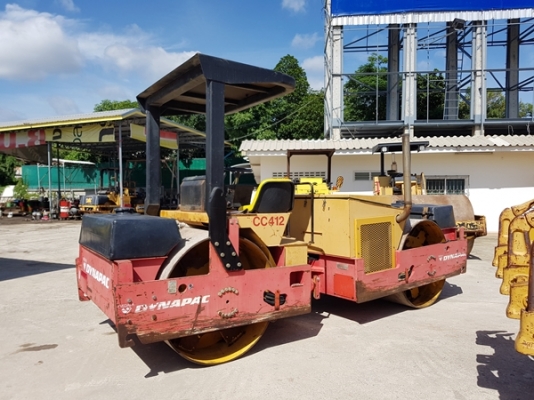 ขายรถบดอัดสั่นสะเทือน 10 ตัน DYNAPAC CC412 นำเข้าจากประเทศอเมริกา สภาพสวย ไม่เคยใช้งานในไทย