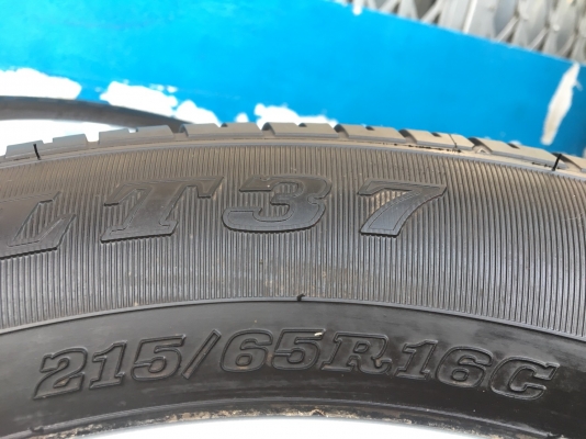 ล้อแม็ก Toyota Revo ขอบ 16 พร้อมยาง 215-65-16 Dunlop ดอกเต็มๆ ตุ่มยังอยู่