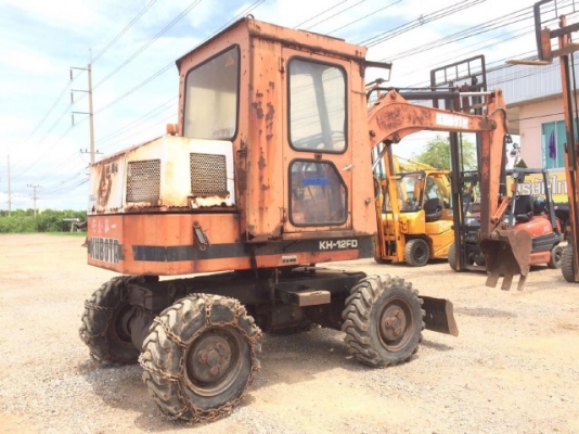 ขายรถขุดล้อยาง KUBOTA KH-12FD (ขนาด 3 ตัน) นำเข้าเองจากญี่ปุ่น สภาพสวยพร้อมใช้ มีVDOการทำงานครับ