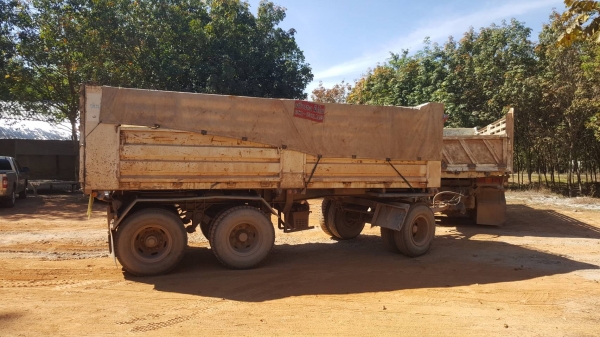 ขาย รถพ่วงดั้มแม่-ลูก ISUZU DECA 320 ปี 52 Maxload ลูก 3 เพลา 6 เมตร ปี 37 เครื่องเดิม เกียร์เดิม คั