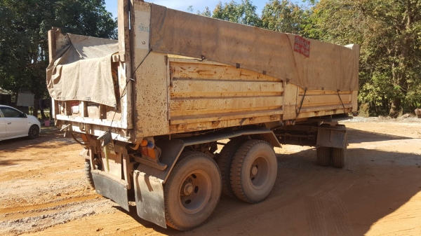 ขาย รถพ่วงดั้มแม่-ลูก ISUZU DECA 320 ปี 52 Maxload ลูก 3 เพลา 6 เมตร ปี 37 เครื่องเดิม เกียร์เดิม คั
