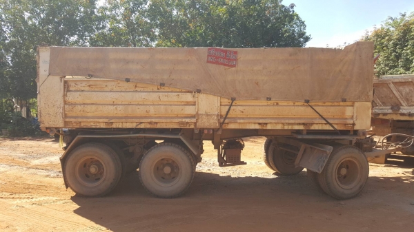 ขาย รถพ่วงดั้มแม่-ลูก ISUZU DECA 320 ปี 52 Maxload ลูก 3 เพลา 6 เมตร ปี 37 เครื่องเดิม เกียร์เดิม คั