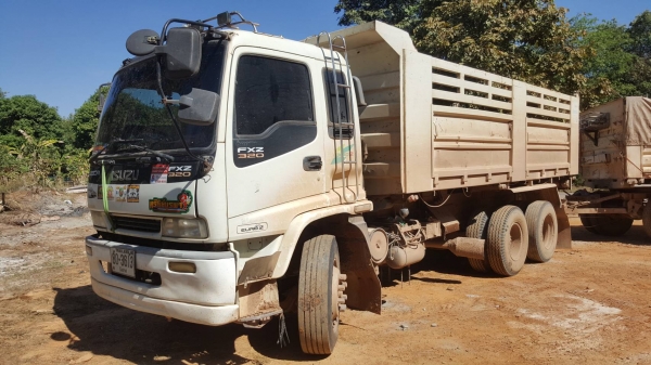 ขาย รถพ่วงดั้มแม่-ลูก ISUZU DECA 320 ปี 52 Maxload ลูก 3 เพลา 6 เมตร ปี 37 เครื่องเดิม เกียร์เดิม คั