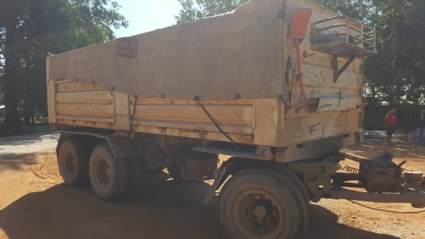 ขาย รถพ่วงดั้มแม่-ลูก ISUZU DECA 320 ปี 52 Maxload ลูก 3 เพลา 6 เมตร ปี 37 เครื่องเดิม เกียร์เดิม คั