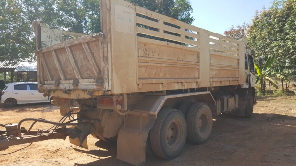 ขาย รถพ่วงดั้มแม่-ลูก ISUZU DECA 320 ปี 52 Maxload ลูก 3 เพลา 6 เมตร ปี 37 เครื่องเดิม เกียร์เดิม คั