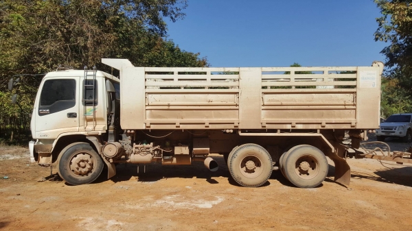 ขาย รถพ่วงดั้มแม่-ลูก ISUZU DECA 320 ปี 52 Maxload ลูก 3 เพลา 6 เมตร ปี 37 เครื่องเดิม เกียร์เดิม คั
