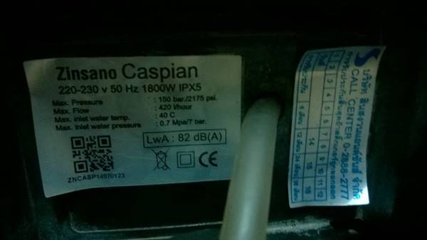 zinsano caspian 150bar 1800W