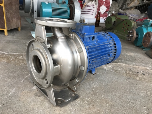 ขายปั้มน้ำหอยโข่งหัวสแตนเลส Ebara 5.5HP. 380V made in Italy ขนาดเข้า 2นิ้ว ออก 1.5นิ้ว แรงดันสูง สภาพสวยเดิมๆ วิ่งนิ่ม พร้อมใช้งาน