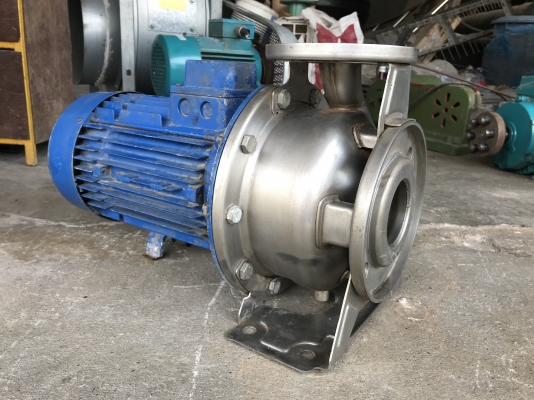 ขายปั้มน้ำหอยโข่งหัวสแตนเลส Ebara 5.5HP. 380V made in Italy ขนาดเข้า 2นิ้ว ออก 1.5นิ้ว แรงดันสูง สภาพสวยเดิมๆ วิ่งนิ่ม พร้อมใช้งาน