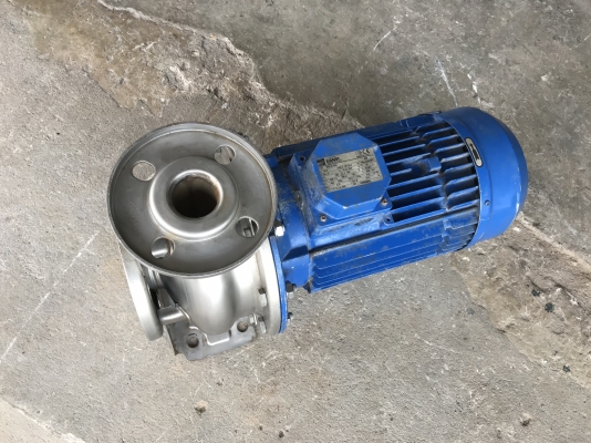 ขายปั้มน้ำหอยโข่งหัวสแตนเลส Ebara 5.5HP. 380V made in Italy ขนาดเข้า 2นิ้ว ออก 1.5นิ้ว แรงดันสูง สภาพสวยเดิมๆ วิ่งนิ่ม พร้อมใช้งาน