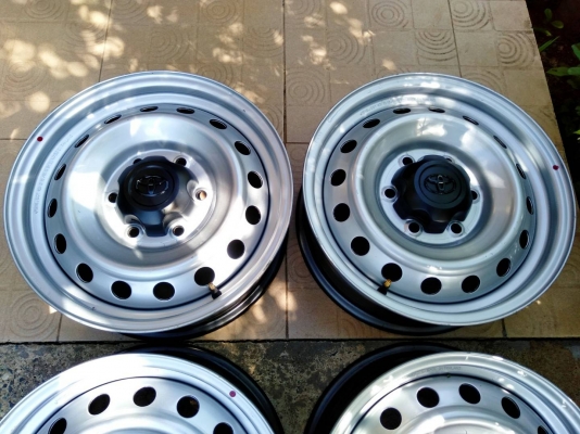 กระทะล้อโตโยต้า ถอดป้ายแดง ขอบ16 6รู139.7  ชุด 4วง