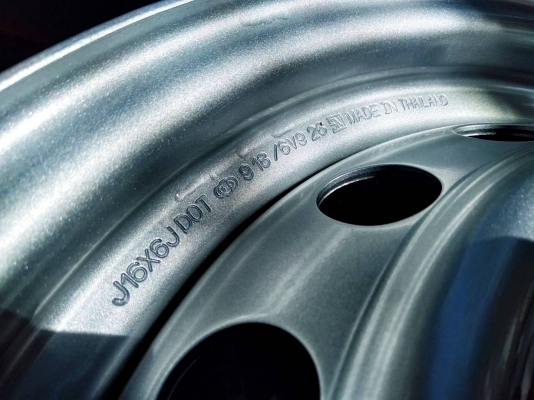 กระทะล้อโตโยต้า ถอดป้ายแดง ขอบ16 6รู139.7  ชุด 4วง