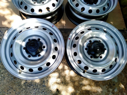 กระทะล้อโตโยต้า ถอดป้ายแดง ขอบ16 6รู139.7  ชุด 4วง