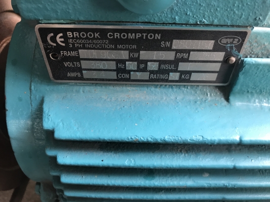 ขายพัดลมโบวเวอร์ดูด-เป่าอากาศ Kruger 2HP. 380V โครงสร้างแข็งแรง สภาพสวยใหม่มาก หมุนนิ่ม ลมแรง พร้อมใช้งาน