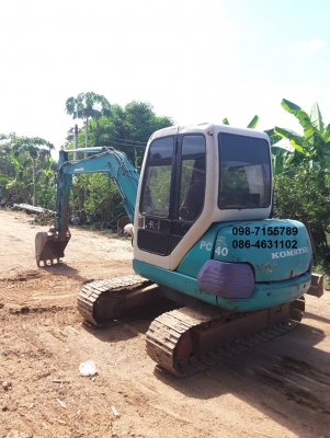 ขาย!! >>> Komatsu Pc40 รุ่น 7 สภาพดีพร้อมลุยงาน แอร์หนาว <<< เบอร์ติดต่อ 098-7155789 086-4631102
