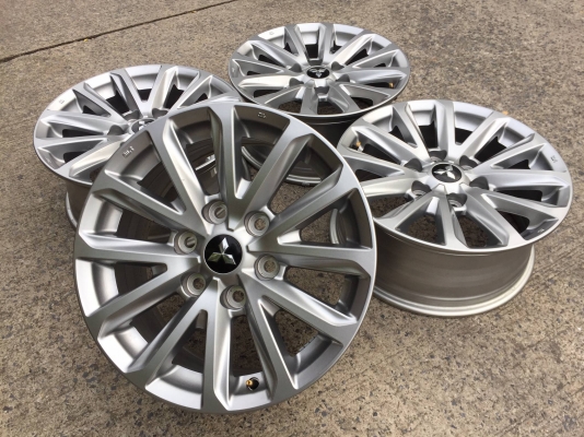 ขายล้อป้ายแดง MITSUBISHI TRITON ขอบ17&rdquo; 6รู แถมน๊อต24ตัว ชุดละ 6,500 บาท