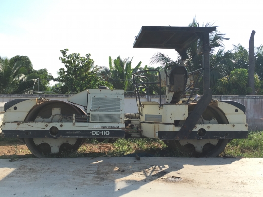 ขาย Ingersoll Rand รุ่น DD110 หน้า หลังเหล็ก 10 ตัน 2 เพลา เอวอ่อน เล่มทะเบียน ตามสภาพ   ลองที่ลาดหลุมแก้ว ราคาเบาๆ 850000฿ โทร 0899027595 คุณแจ้