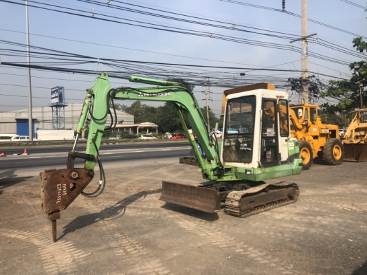 ขาย รถแม็คโคร MITSUBISHI MM35 พร้อมหัวกระแทก พร้อมใช้งาน นำเข้าเองจากประเทศญี่ปุ่น ติดต่อ 063-9316985 ID LINE : 0639316985 ครับ