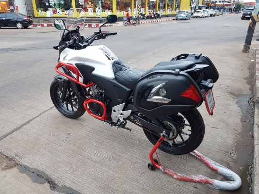 ขายแลกเทิร์น HONDA CB500X ABS ปี2013 พร้อมลุย ปี๊ปข้าง แคชบาร์บนล่าง การ์ดหม้อน้ำ ไมล์27xxx ราคา 105
