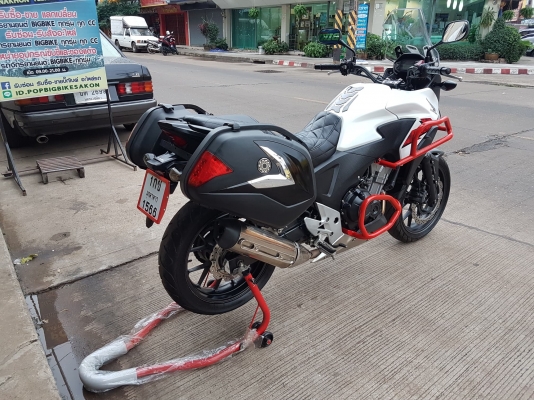 ขายแลกเทิร์น HONDA CB500X ABS ปี2013 พร้อมลุย ปี๊ปข้าง แคชบาร์บนล่าง การ์ดหม้อน้ำ ไมล์27xxx ราคา 105