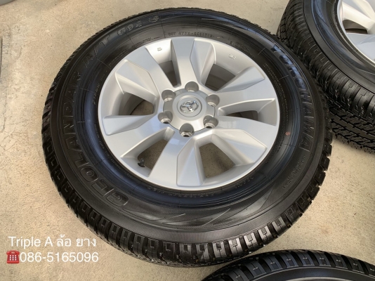 ล้อแม็กป้ายแดง Toyota Revo ขอบ17 พร้อมยางป้ายแดง 265-65-17 Yokohama ปี 18 แม็กสวยกริ๊บ ดอกเต็ม มีตุ่ม