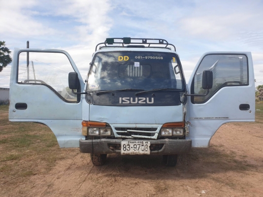 ขายรถ 6 ล้อ ISUZU NKR58LX5S ปี.2540 ราคา.350,000 เครื่อง.4BE1 (110 แรง)ช่วงล่าง หลัง F กระบะยาว.3.70