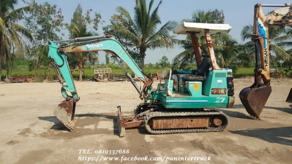 FROM JAPANรถขุดเล็กHANIX- H27(เทียบเท่าPC20-7) เครื่องยนต์MITSUBISHI- 4สูบ/คอนโทรลน้ำมัน/ปั๊มเฟือง/มีเอกสารแจ้งจำหน่าย