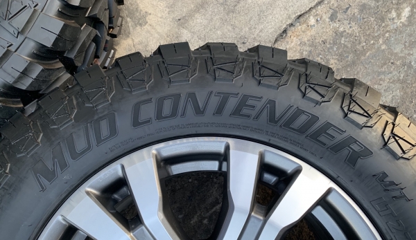 ล้อแม็กป้ายแดง Ford ranger wildtrak ขอบ18 พร้อมยางใหม่ 275-65-18 MAZINI MUD CONTENDER M/T ปี 18