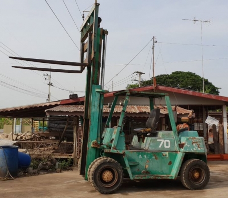 ขายด่วน275,000บาทรถยกดีเซลKOMATSU FD60-3 ยกได้6ตันยกสูง3เมตรเกียออโต้ยางตันหน้าคู้รถนอกเพิ่งนำเข้ามายังไม่เคยใช้งานในเมืองไทยเลย