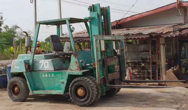 ขายด่วน275,000บาทรถยกดีเซลKOMATSU FD60-3 ยกได้6ตันยกสูง3เมตรเกียออโต้ยางตันหน้าคู้รถนอกเพิ่งนำเข้ามายังไม่เคยใช้งานในเมืองไทยเลย