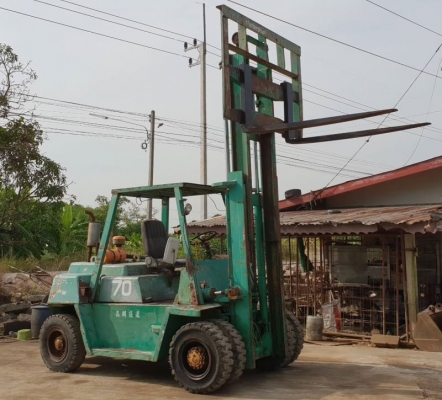 ขายด่วน275,000บาทรถยกดีเซลKOMATSU FD60-3 ยกได้6ตันยกสูง3เมตรเกียออโต้ยางตันหน้าคู้รถนอกเพิ่งนำเข้ามายังไม่เคยใช้งานในเมืองไทยเลย