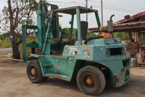 ขายด่วน275,000บาทรถยกดีเซลKOMATSU FD60-3 ยกได้6ตันยกสูง3เมตรเกียออโต้ยางตันหน้าคู้รถนอกเพิ่งนำเข้ามายังไม่เคยใช้งานในเมืองไทยเลย