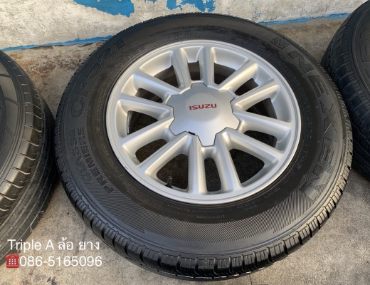 ล้อแม็ก ISUZU All New D-Max (ลายตะเกียบ) ขอบ 16 สีบอร์น พร้อมยาง 215-70-16 ปี 17 แม็กเดิม ไม่ดุ้ง ไม่คด