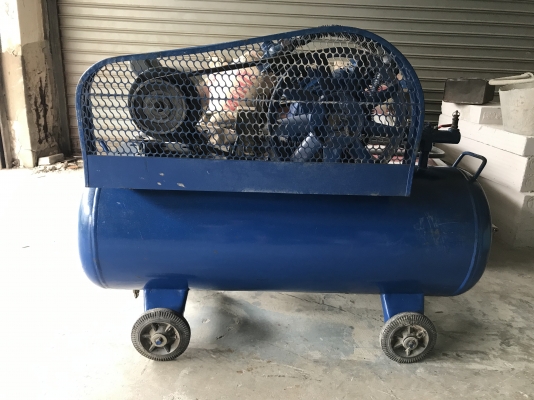 ขายปั๊มลม PUMA 1/2HP. 220V ไฟบ้าน ขนาด 64ลิตร สภาพสวยเดิมๆ หมุนนิ่ม พร้อมใช้งาน