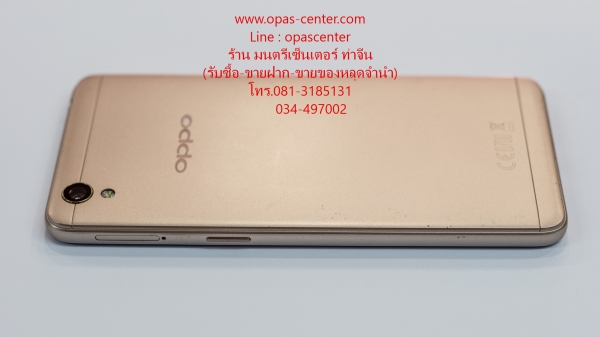 OPPO A37fw สีทอง สภาพใหม่ มีที่ชาร์ท ส่งฟรี