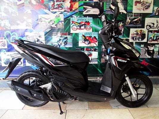 click125 i 2015 สีดำเงา ตัวท็อปล้อแม็ก รุ่นไฟหน้า LED มีไอดีลิ่งสตอป 32900