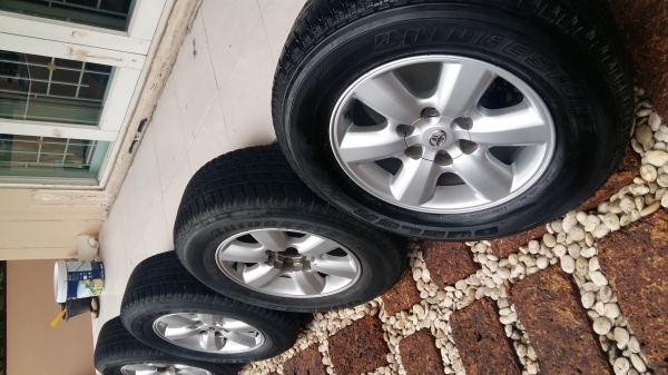 Mag 17&quot; พร้อมยาง Bridgestone สำหรับ Fortuner/Vigo 4x4
