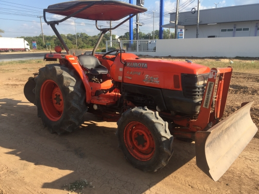 ขายรถไถ คูโบต้า KUBOTA L4508 ราคา 220,000 บาท มีภาพวีดีโอ รถสภาพสวยพร้อมใช้งานเดิมๆ อุปกรณ์ มีผานดัน