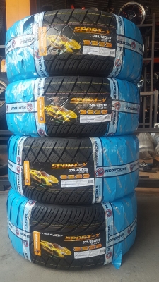 ยางใหม่245/45/18+275/40/18 ปี 19 SPORT-X 4 เส้น