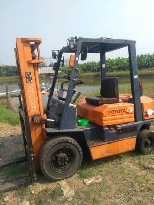 รถฟอร์คลิฟต์ TOYOTA 5FGL20 รถเก่านอกนำเข้า ยังไม่เคยใช้งานในไทย ยางตัน 4 เส้น ชม.การทำงาน 5000+ ชม. รถสภาพดี พร้อมใช้งาน มีเอกสารใบอินวอยซ์