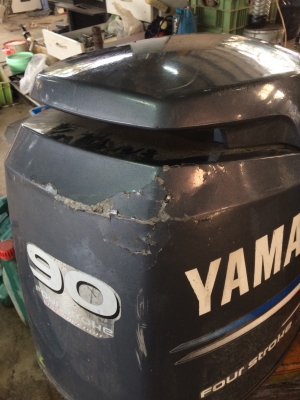 ขายเครื่อง yamaha f90  หัวฉีด