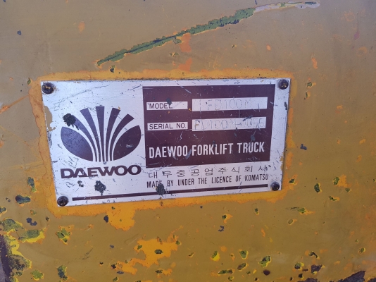 ขายโฟล์คลิฟท์ DAEWOO รุ่น FD100