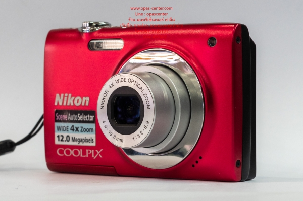 กล้อง Nikon Coolpix S2500 สีแดง 12 GB เมม 4 GB สภาพดี ส่งฟรี กล้อง Nikon Coolpix S2500 สีแดง 12 GB เมม 4 GB สภาพดี ส่งฟรี