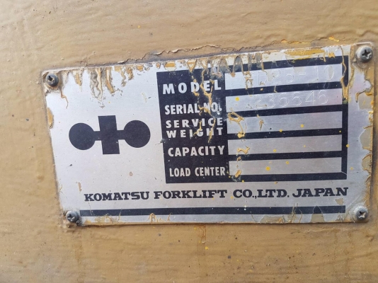 ขายรถยกยี่ห้อKomatsu FD25-10 ขายรถยกยี่ห้อKomatsu FD25-10